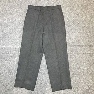 Vintage Levi's Action Slacks Pants Mens 32X25 Gray Dacron Polyester Straight 90s